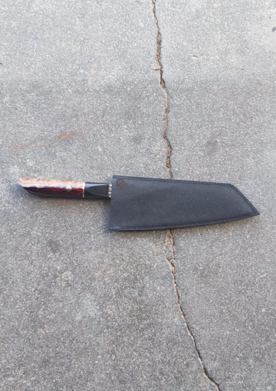Koi Kangaroo Leather Sheathe (BUNKA) - Koi Knives