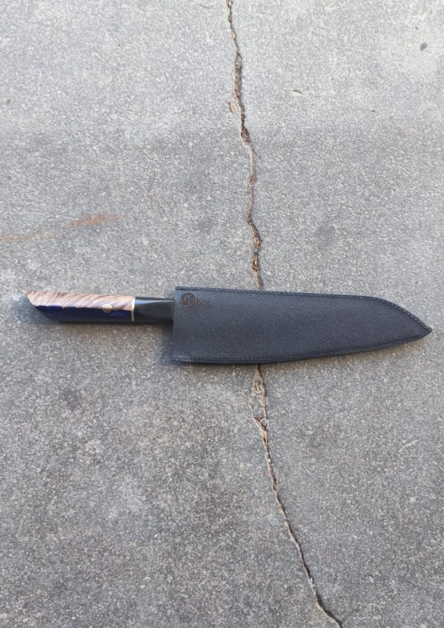 Koi Kangaroo Leather Sheathe (GYUTO) - Koi Knives