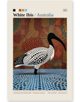 Australian White Ibis art card by Koi Knives