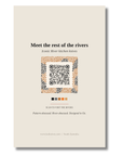 Back of the Cooper Creek art card with QR code