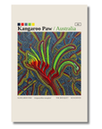 Kangaroo Paw art card by Koi Knives