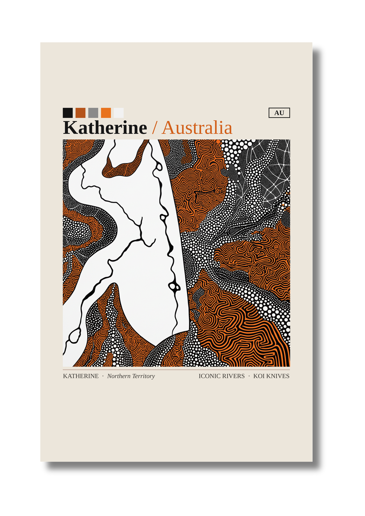 Katherine art card by Koi Knives