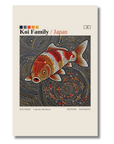 Koi Family art card by Koi Knives