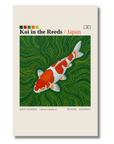 Koi in the Reeds art card by Koi Knives