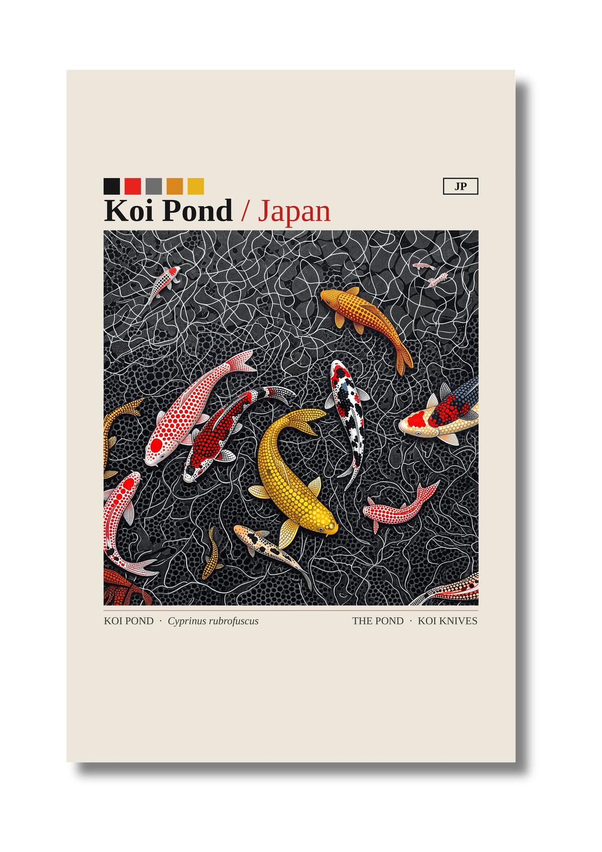 Koi Pond art card by Koi Knives