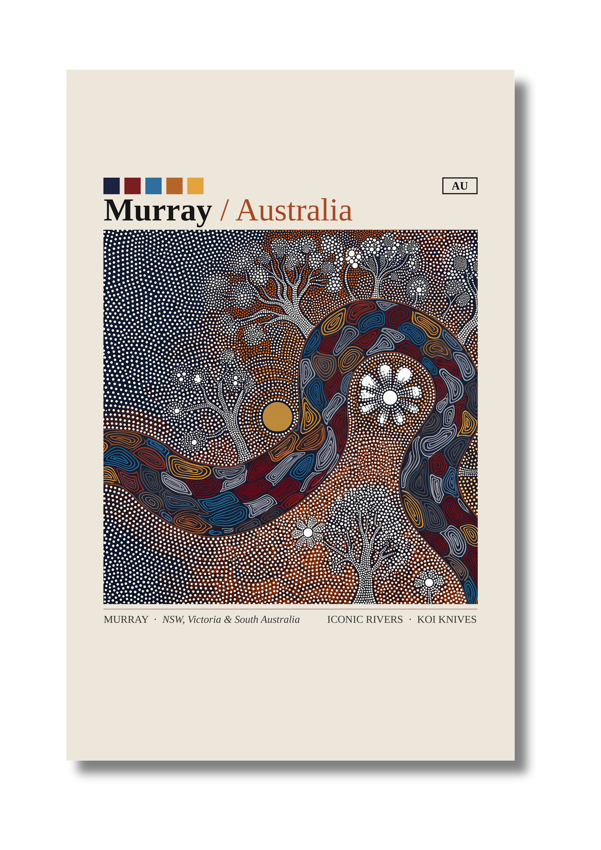 Murray art card by Koi Knives