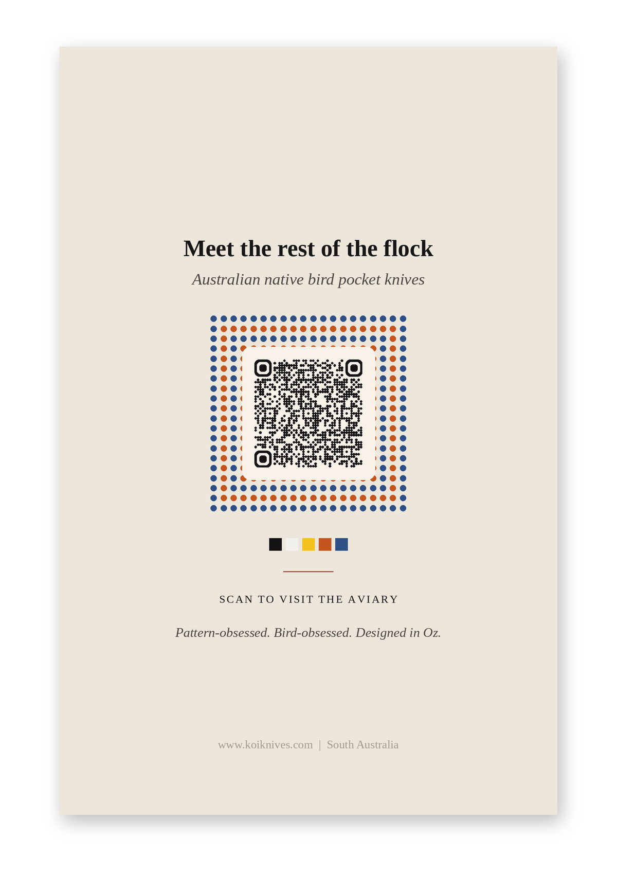 Back of the Peregrine Falcon art card with QR code