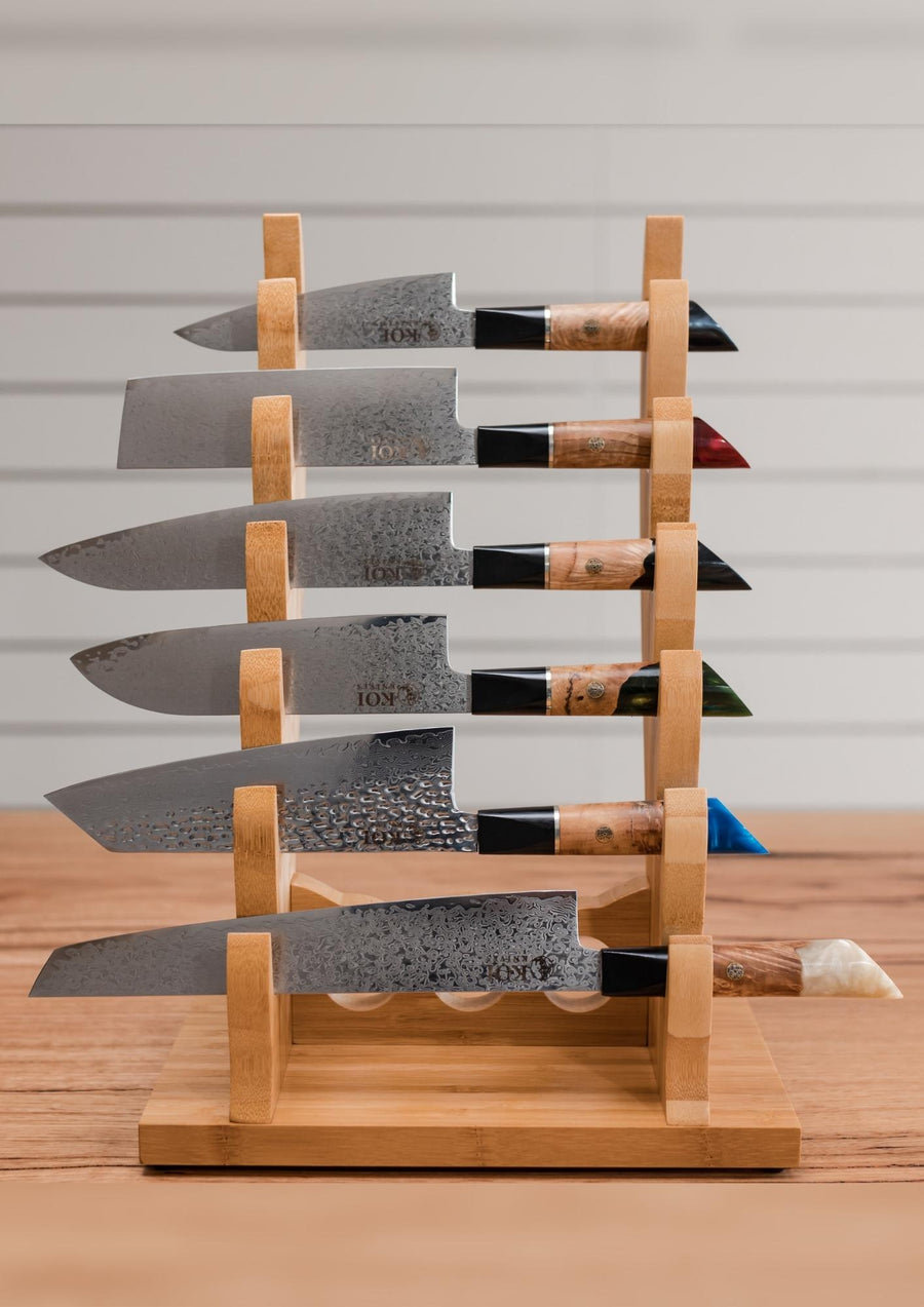 6 Knife "Antler" Knife Rack - Koi Knives