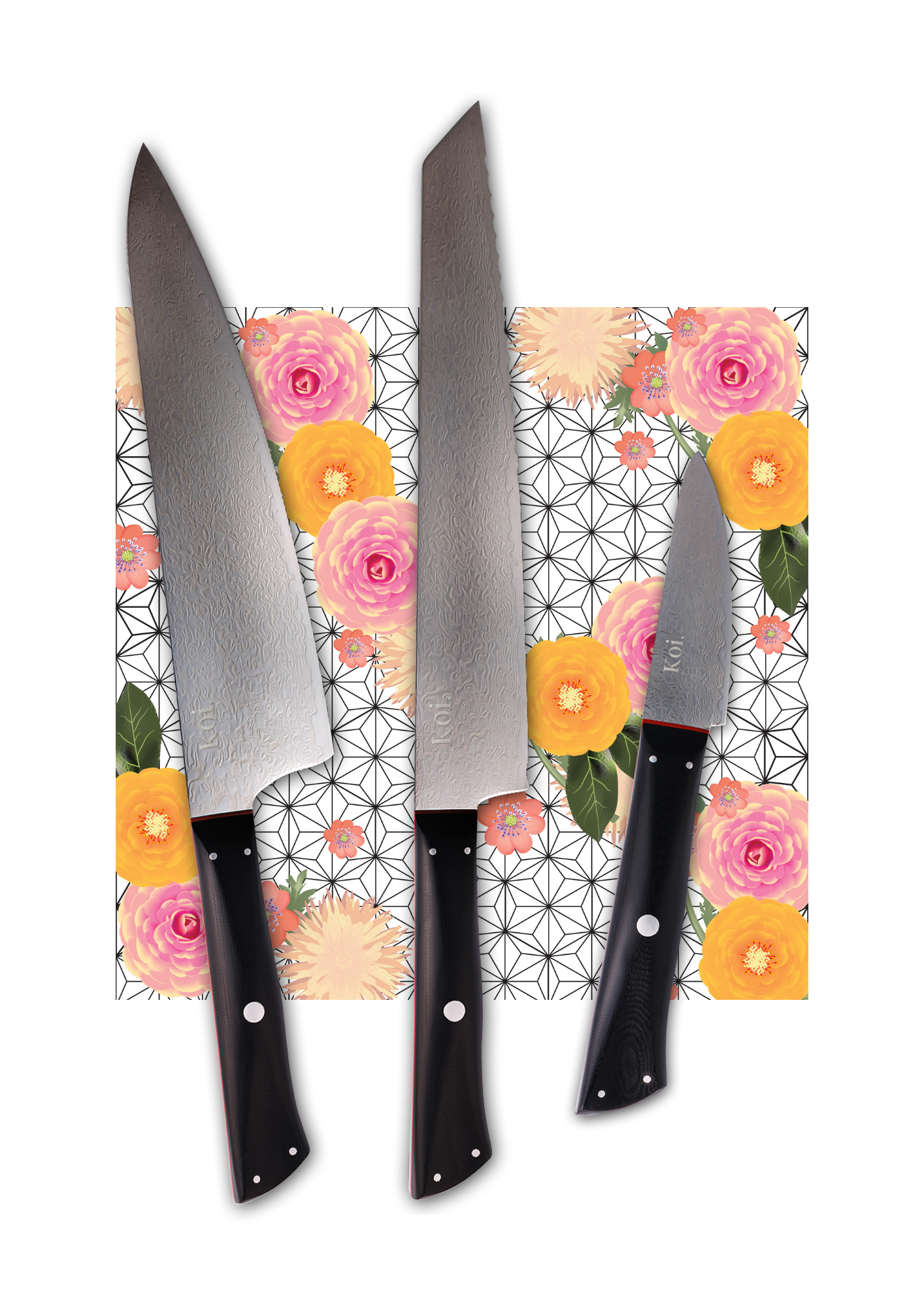 3 Knife Starter Set | &quot;All-Purpose&quot; | Ninja Collection - Koi Knives