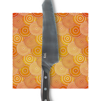 Patina Utility Knife | The "Dingo" Knife | G10 Handle - Koi Knives