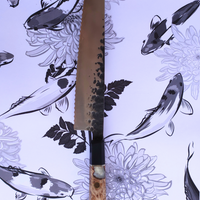 The Serrated Knife - White Handle - Koi Knives