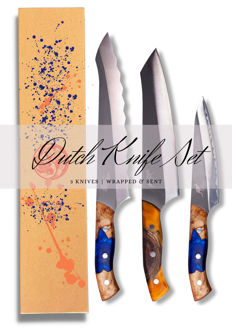 Dutch Knife Gift/Set - Koi Knives