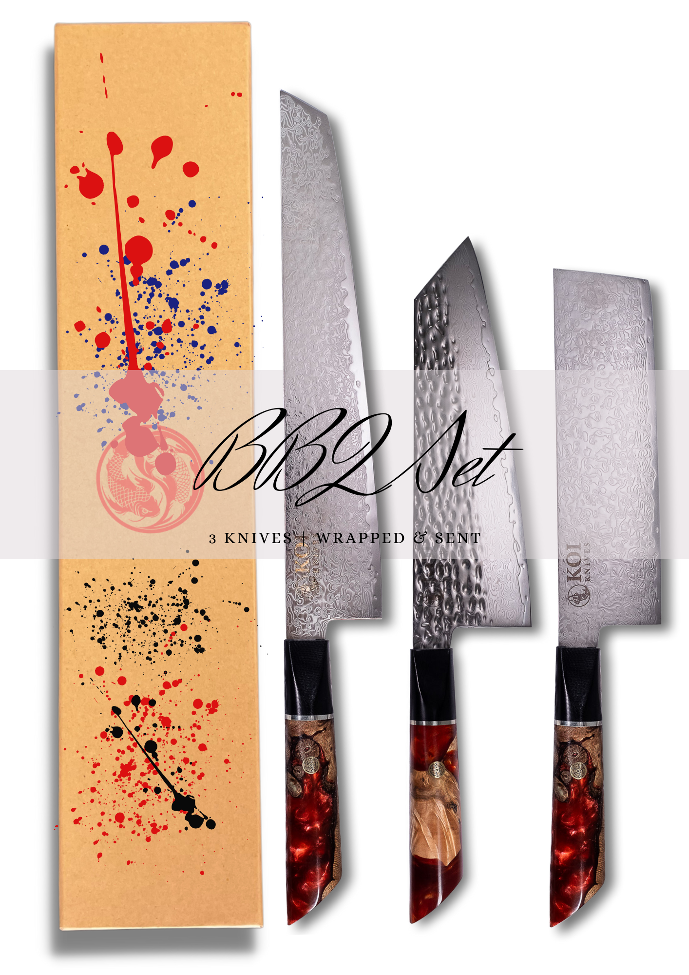BBQ Gift/Set - Koi Knives