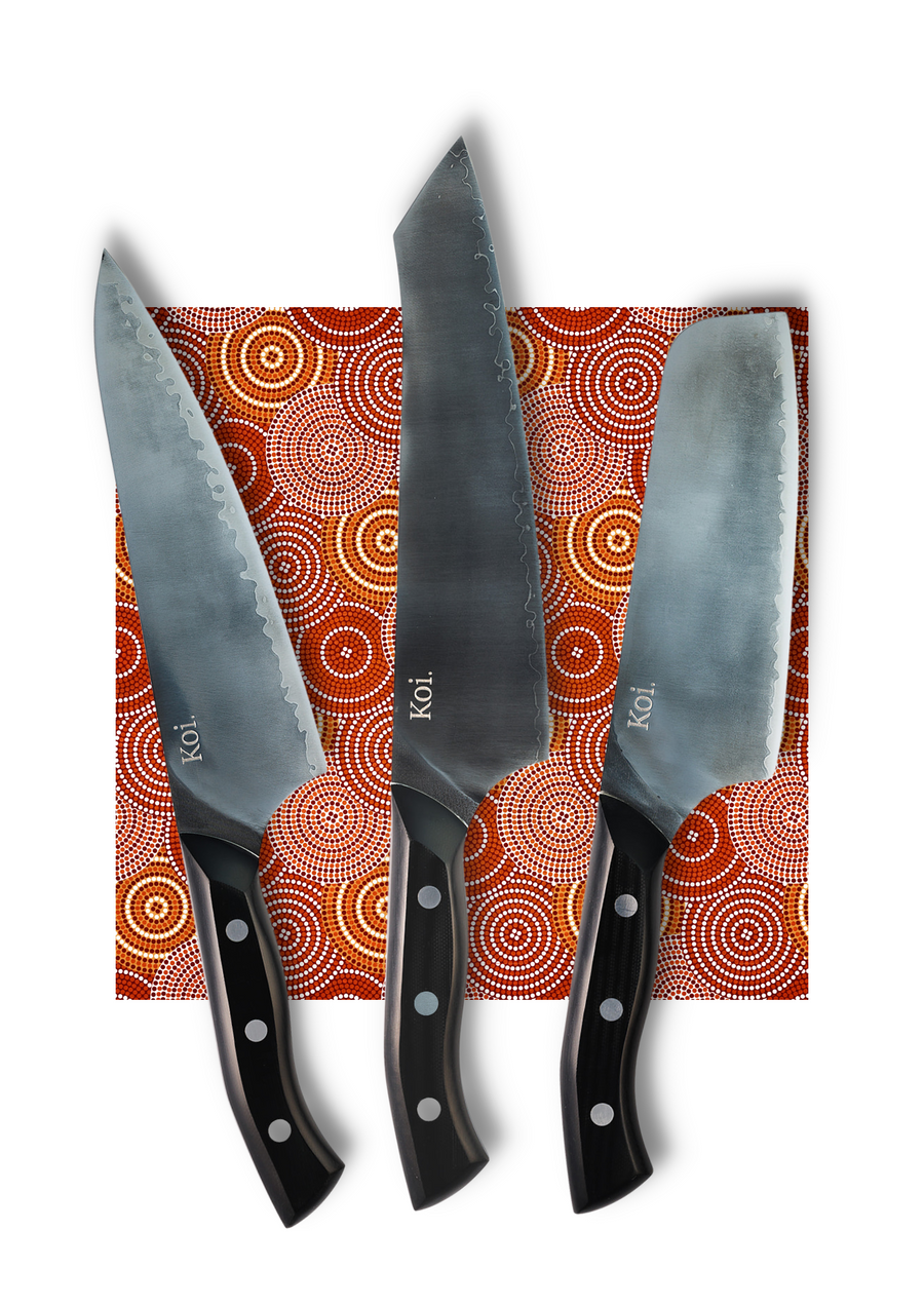 The Patina Collection | Starter Kit | G10 Handles - Koi Knives