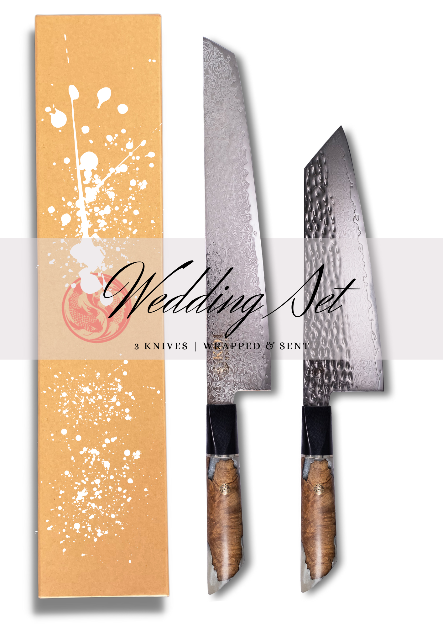 Wedding Gift/Set - Koi Knives