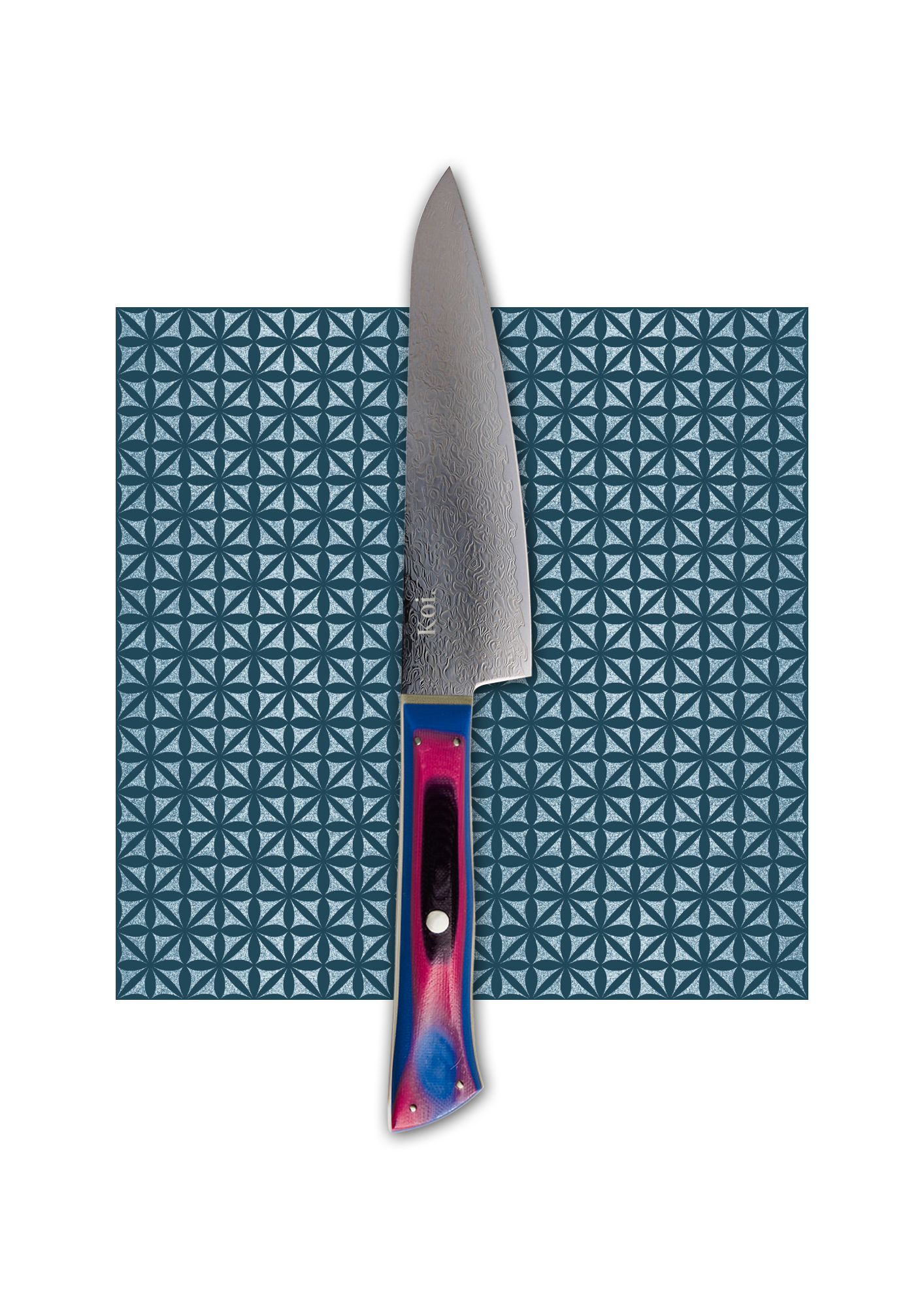 Petty Knife | &quot;Small Chefs&quot; | Rainbow Collection - Koi Knives
