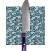 Santoku Multi-Purpose Knife | "Three Virtues" | Rainbow Collection - Koi Knives
