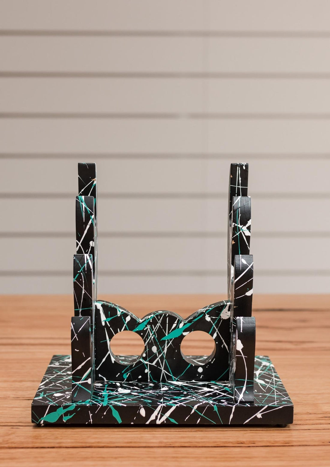 3 Knife "Antler" Knife Rack with Paint (sometimes we use our fingers) - Koi Knives