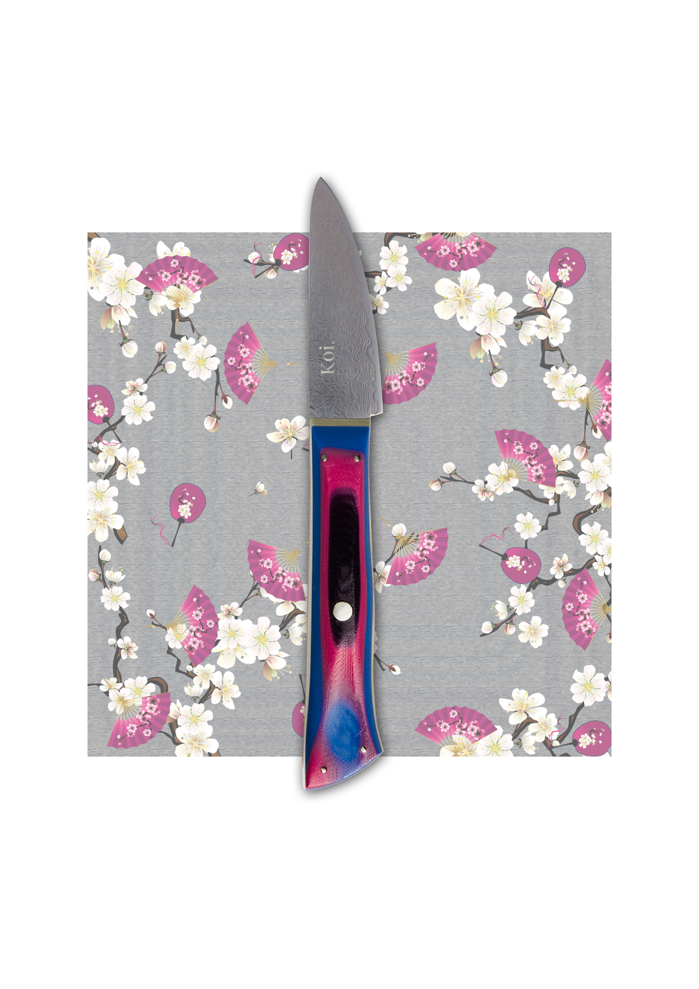 Paring Knife | &quot;Mini Chefs&quot; | Rainbow Collection - Koi Knives