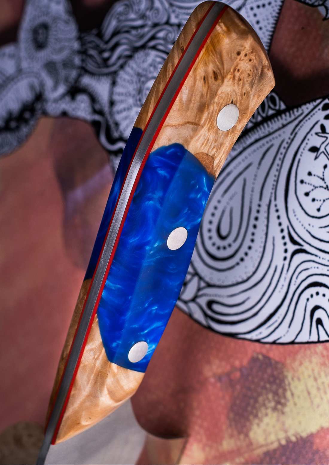 Australian Chefs Knife | The "Big Red" | Custom - Koi Knives