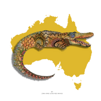 Australian Serrated Knife | "The Croc" Knife | Custom - Koi Knives