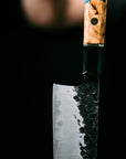 The Kiritsuke Knife - Turquoise Swirl Handle - Koi Knives