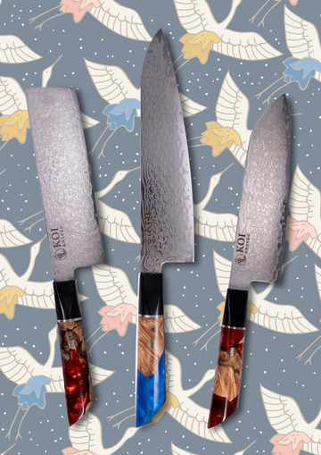 Japanese Knife Set Gift - Koi Knives