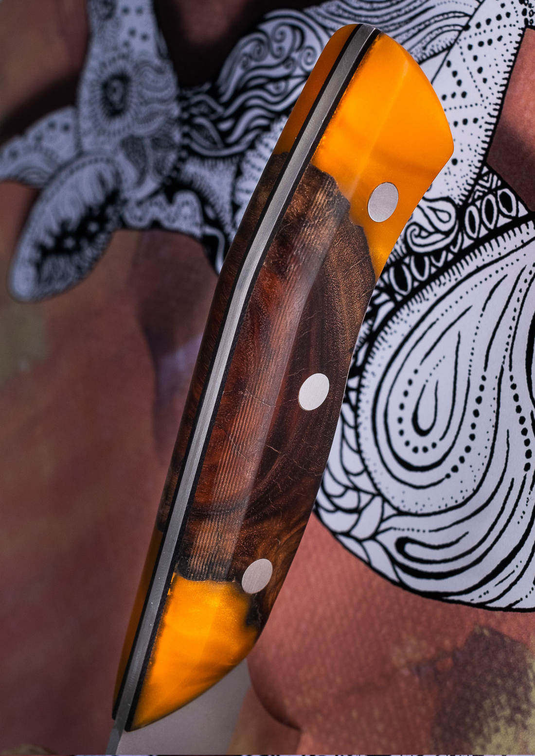 Australian Chefs Knife | The "Big Red" | Custom - Koi Knives