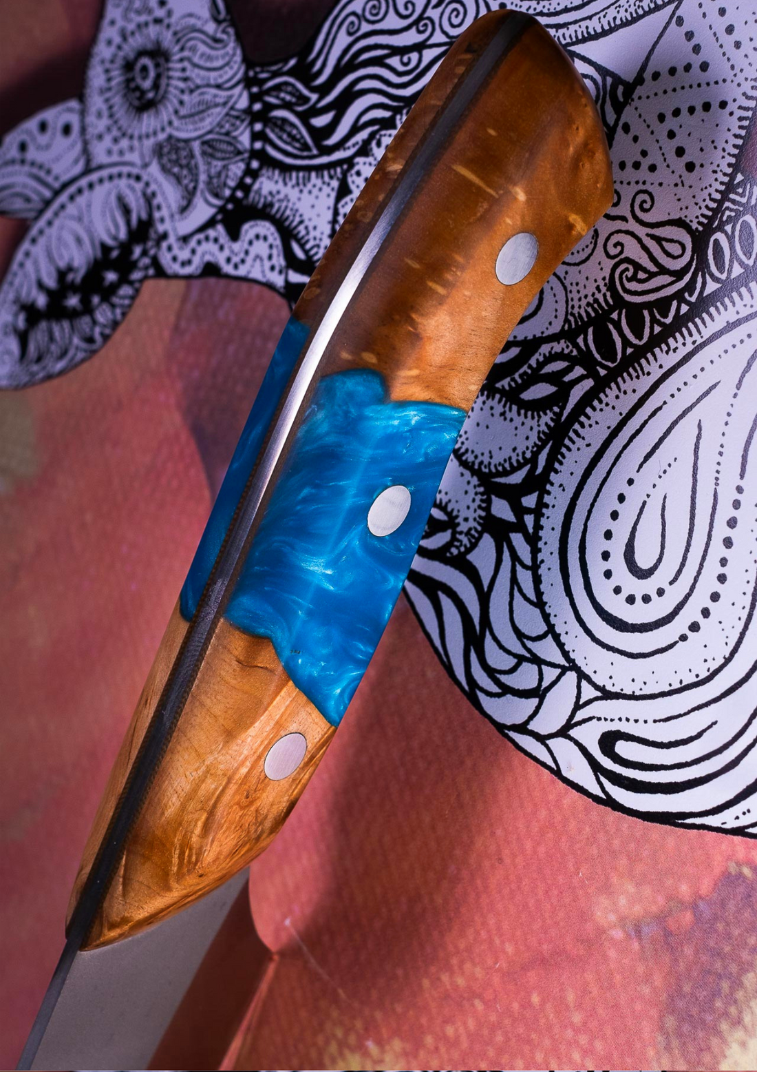 Australian Chefs Knife | The "Big Red" | Custom - Koi Knives
