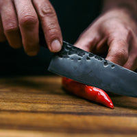 K-Tip Utility Knife - Misty White Handle - Koi Knives