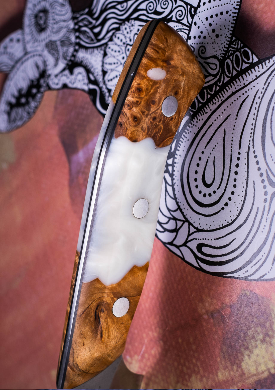 Australian Chefs Knife | The "Big Red" | Custom - Koi Knives