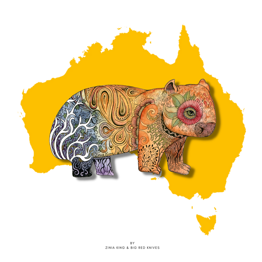 Australian Chefs Chopper | The "Wombat" Chopper | Custom - Koi Knives