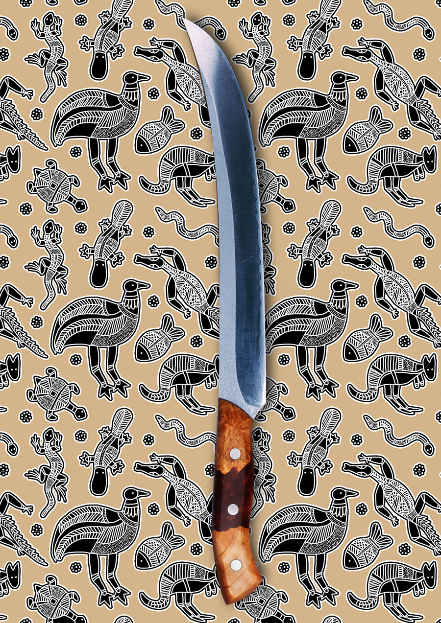 BBQ Cimeter/Slicer | The Brolga - Koi Knives